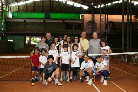 Participantes do Closed Infantil com os familiares. Nathan Carvalho