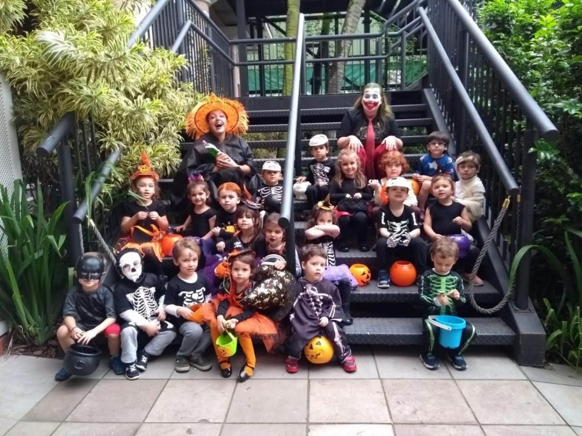 Clima de Halloween no Clube