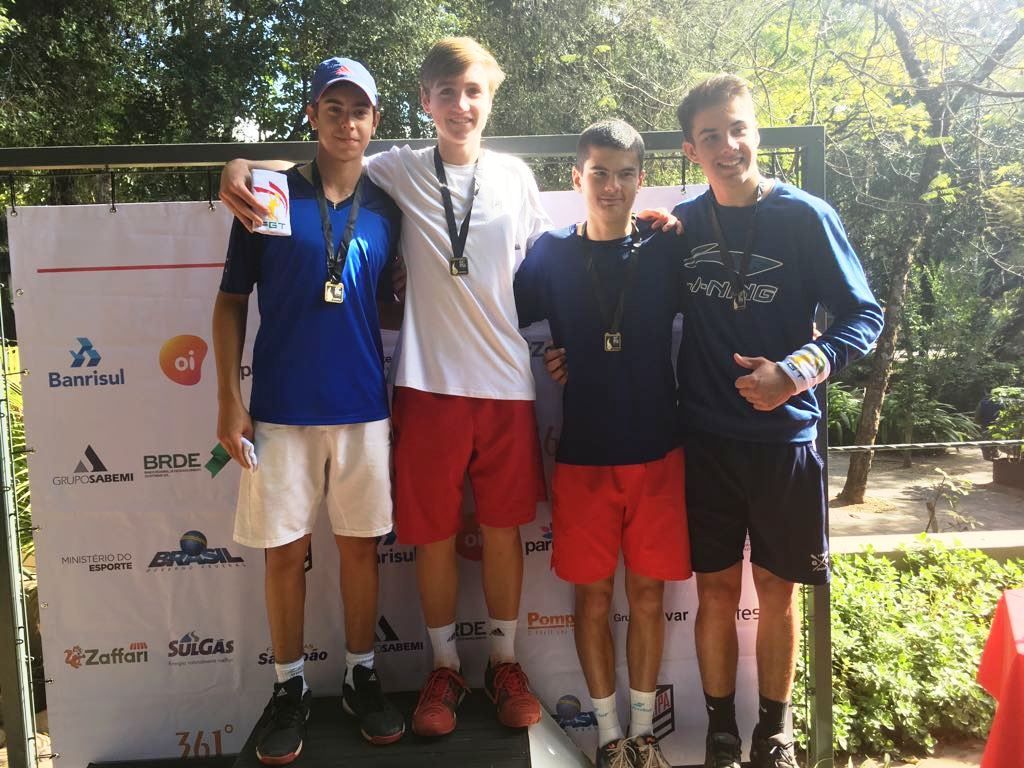 Juvenil - Equipe ALJ de Tênis se prepara para o Aberto da Sogipa