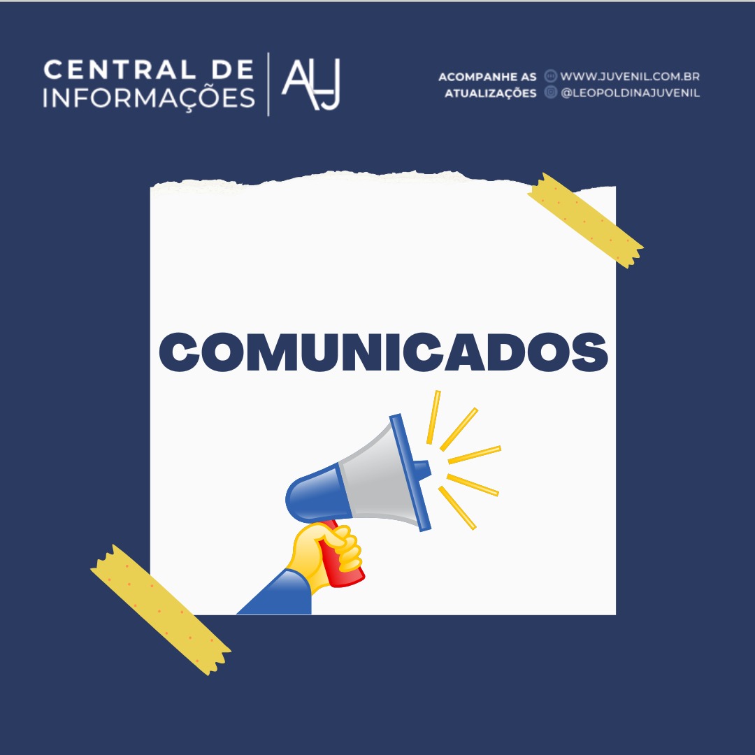 Fique atento aos comunicados!