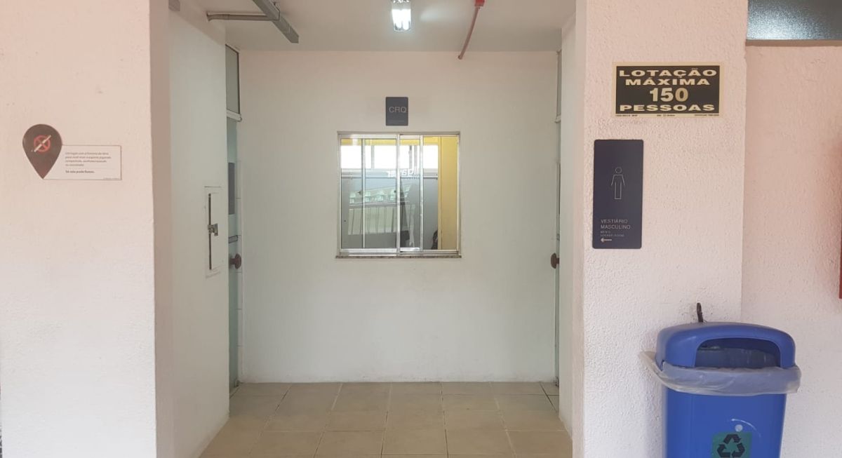 Foto: Vestiário Masculino do Prédio Fitness