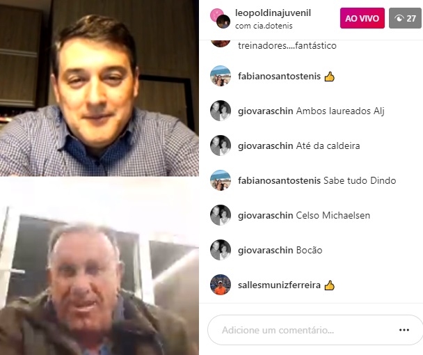 Público interagiu durante a transmissão