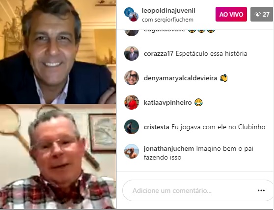 Público interagiu durante a transmissão