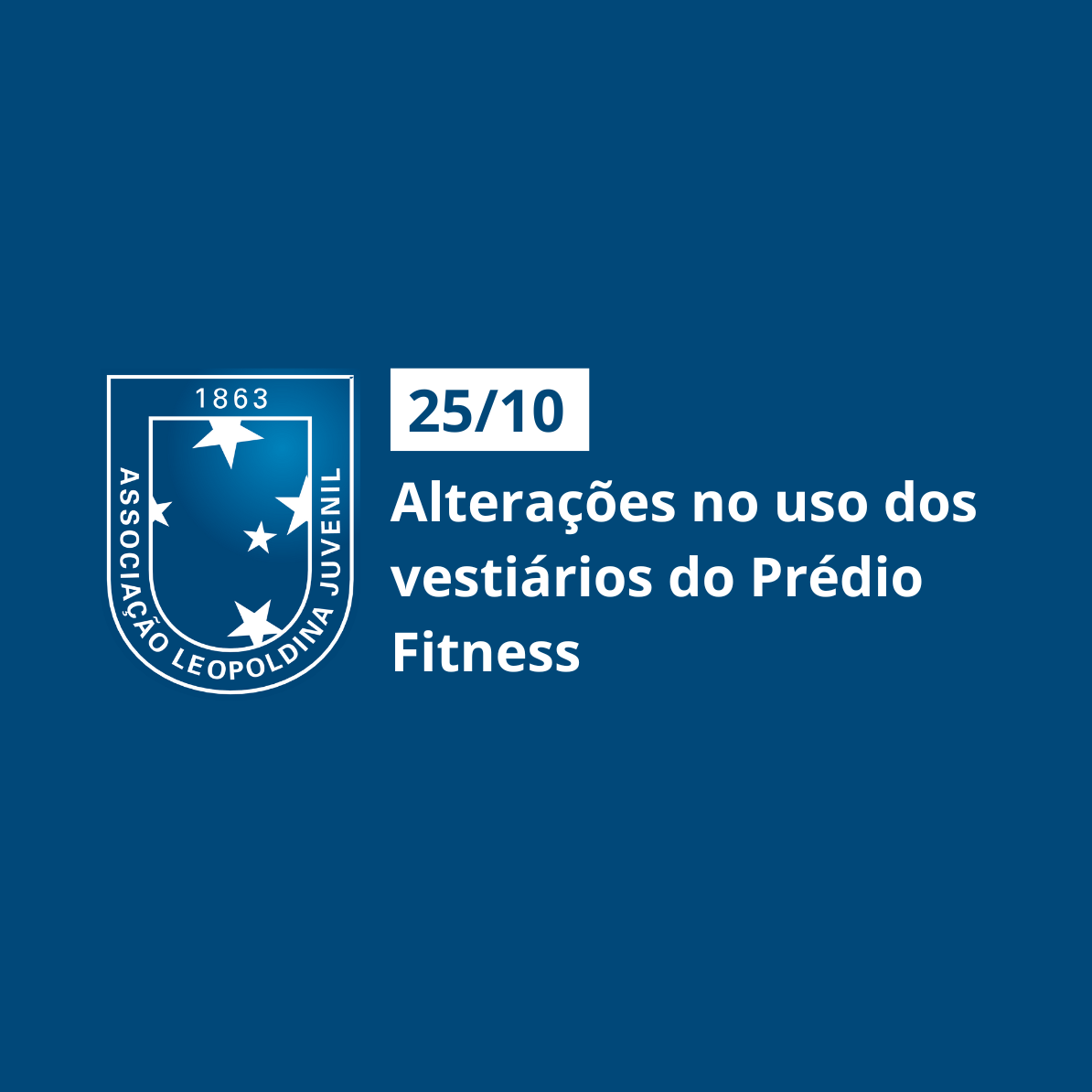 Uso dos vestiários do Prédio Fitness