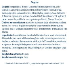 Abertas inscri��es para elei��es na ALJ