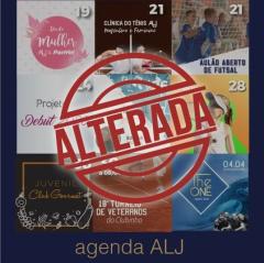 Altera��es na agenda de Mar�o
