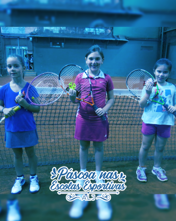 P�scoa movimenta as Escolas Esportivas da ALJ com atividades e entrega de lembran�as