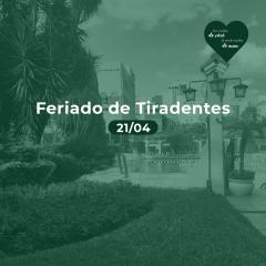Funcionamento das sedes MH e NY feriado de Tiradentes