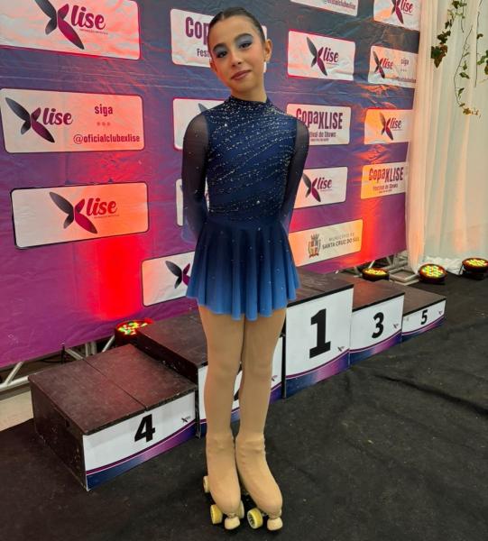 Atleta da ALJ conquista primeiro lugar na 18� Copa XLise de Patina��o Art�stica